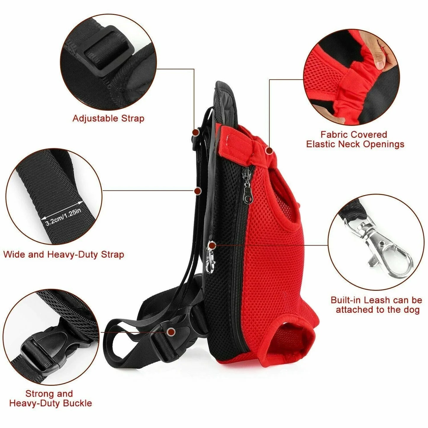 Sac à dos chien RUBA™ | sac de transport