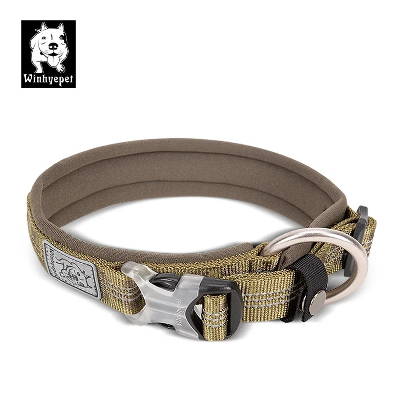 Collier chien WINHYE™ | nylon anti traction