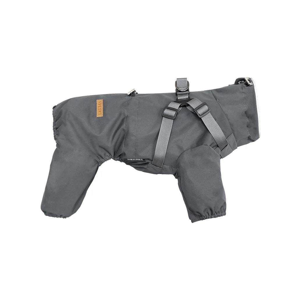 Imperméable pour chien HALUK™ | manteau de pluie avec harnais