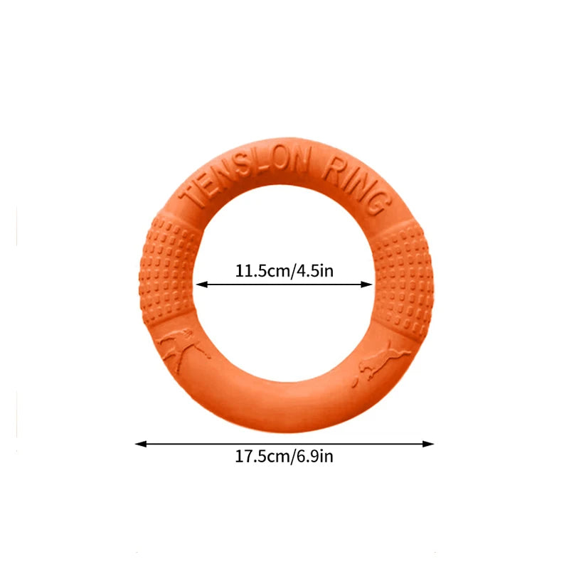 Disque volant pour chien CORGI™ | jouet caoutchouc
