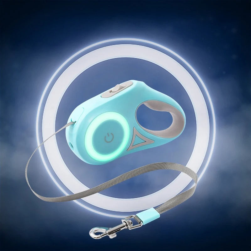 Laisse chien ROJECO™ | rétractable lumineuse