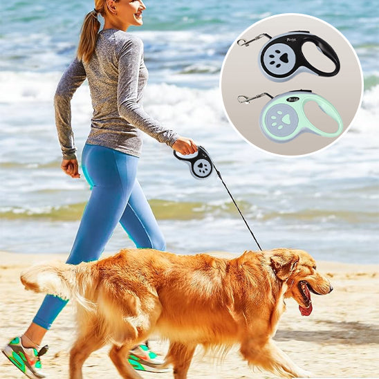 Laisse chien BULAC™ | nylon rétractable