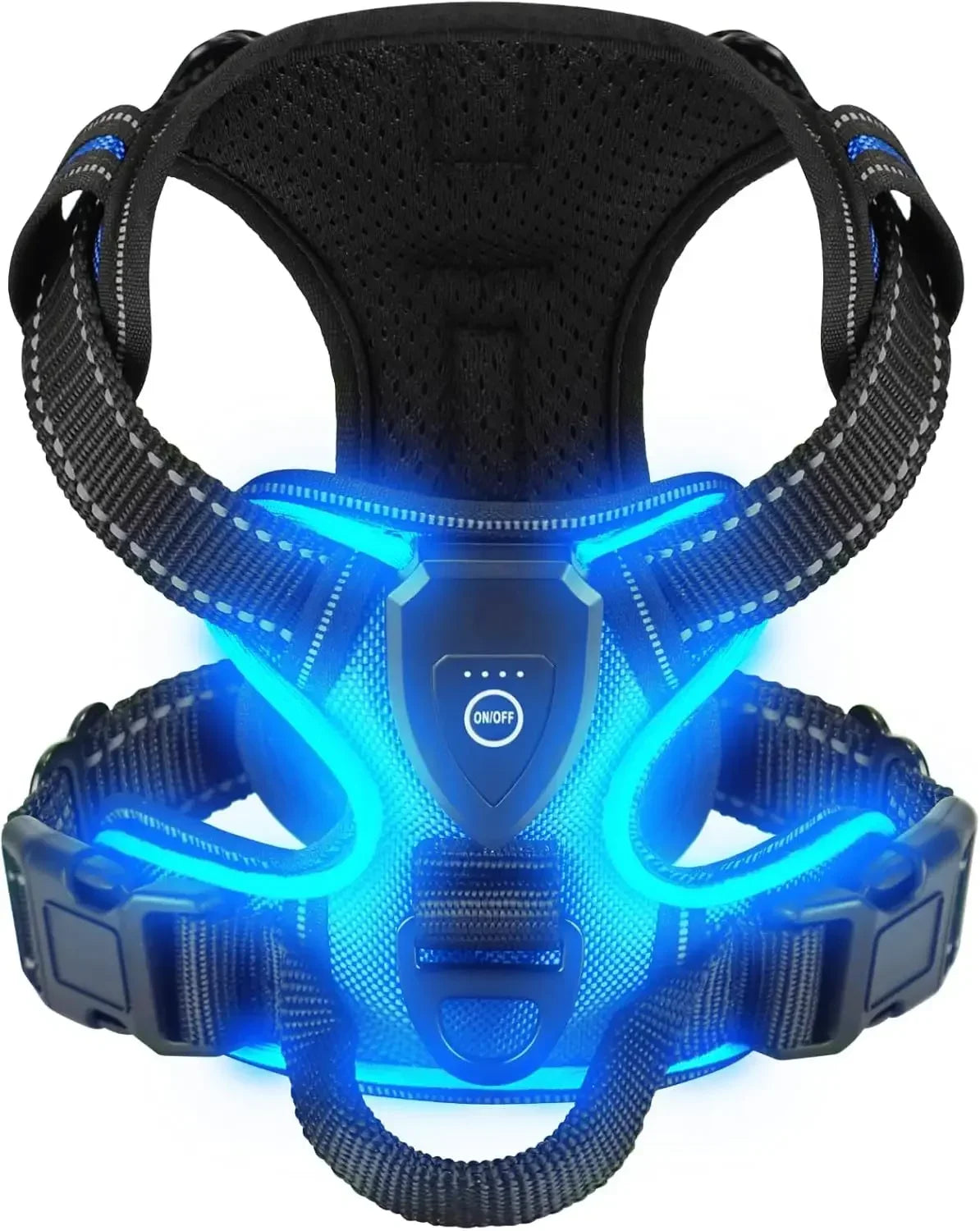 Harnais chien BENETOS™ | nylon LED