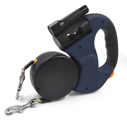 Laisse double pour chien  BENETOS™ | rétractable