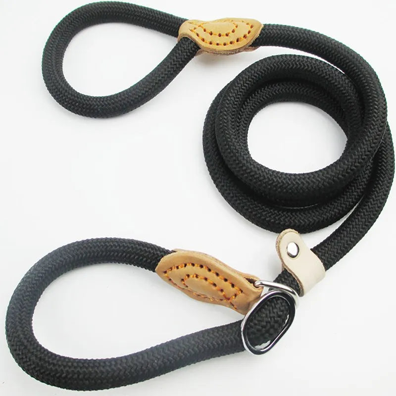 Laisse chien ROSSI™ | corde coulissante tressée