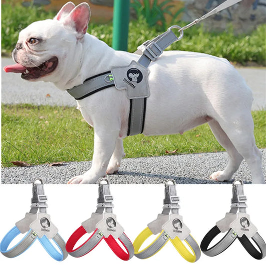 Harnais d'entrainement chien DUUOMM™ | réglable réfléchissant