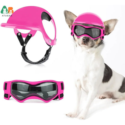 Casque et lunettes pour chien BOLATUBAN™