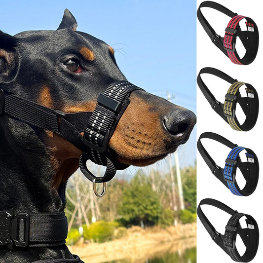 Muselière chien GURELI™ | tactique réfléchissante