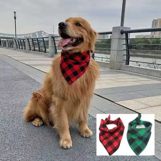 Bandana pour chien ASAF™ | classique carreaux