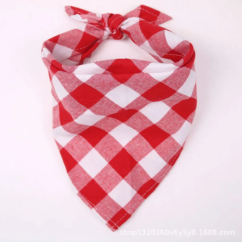 Bandana pour chien ASAF™ | foulard classique à carreaux