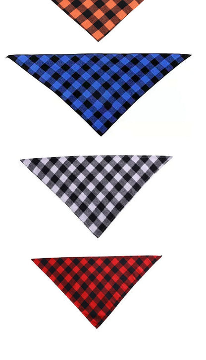 Bandana pour chien ASAF™ | foulard classique à carreaux