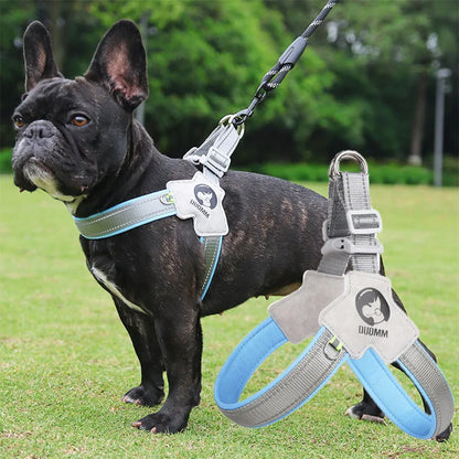 Harnais d'entrainement chien DUUOMM™ | réglable réfléchissant