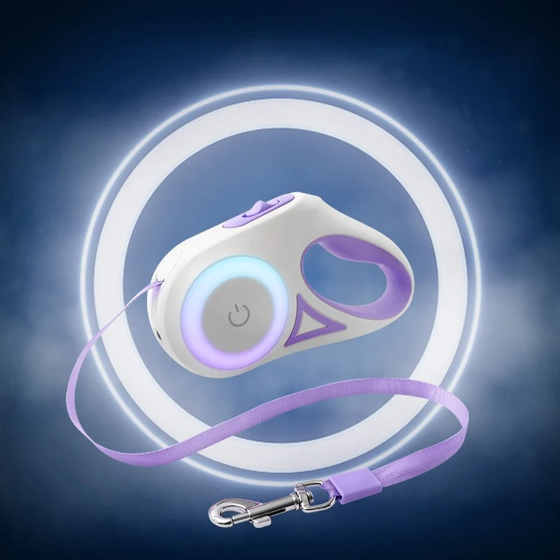 Laisse chien ROJECO™ | rétractable lumineuse