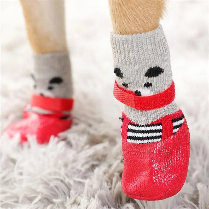 Chaussettes chien antidérapantes RAWK™ | Bottes