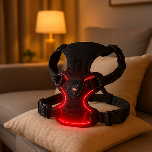 Harnais chien BENETOS™ | nylon LED