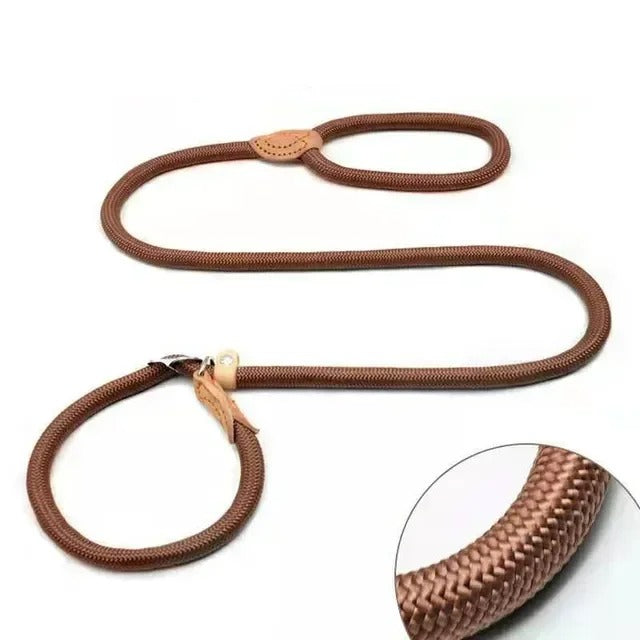 Laisse chien ROSSI™ | corde coulissante tressée