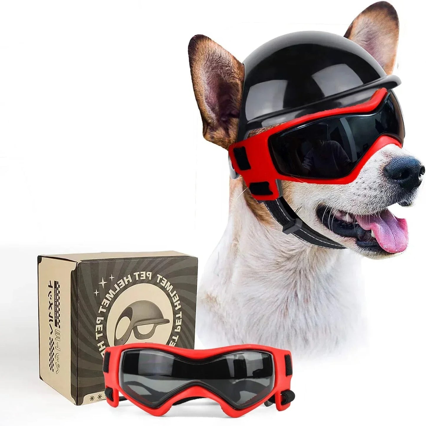 Casque et lunettes pour chien BOLATUBAN™